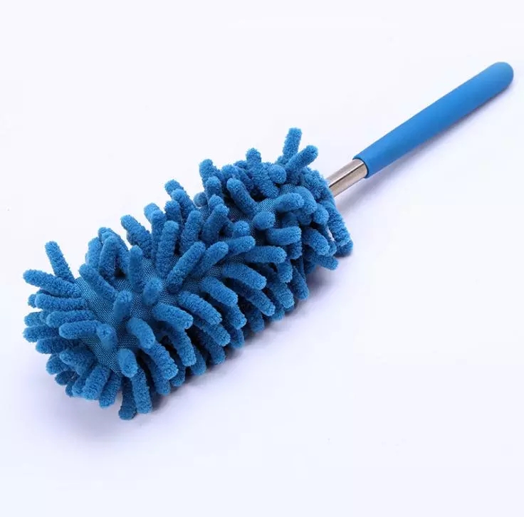 Chenille Mini Duster Utdragbar Duster i rostfritt stål