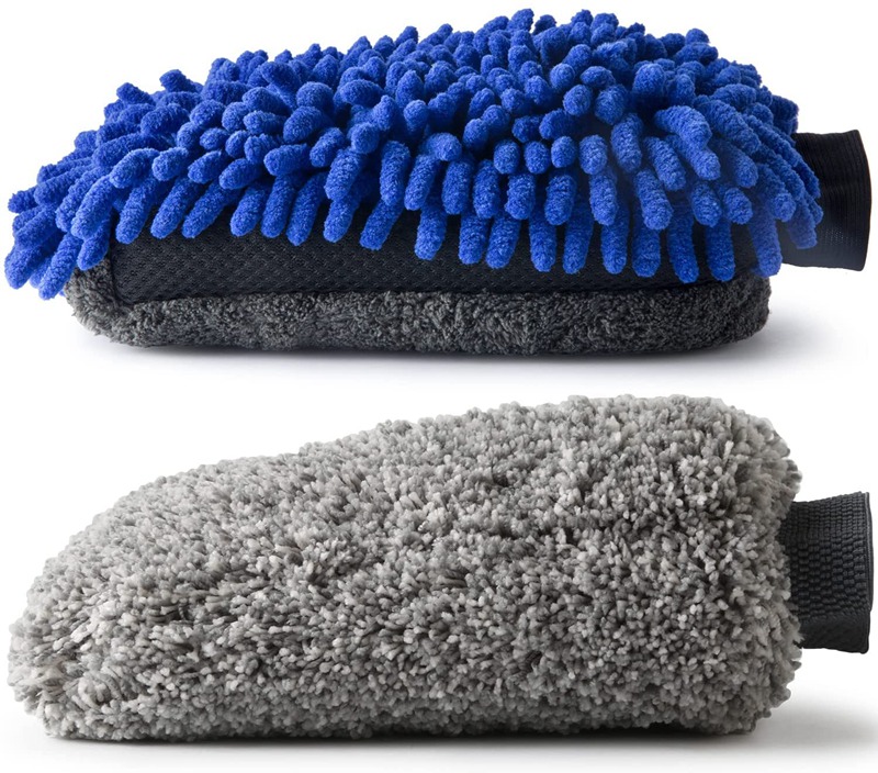 Microfiber Wash Mitt Repfri biltvättstillbehör